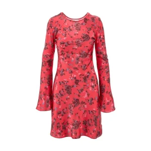 Hot Floral satin mini dress Dresses