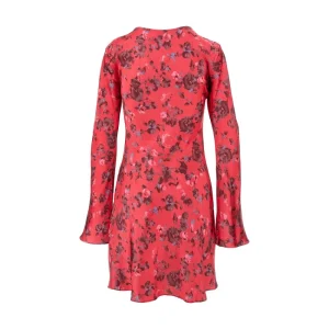 Hot Floral satin mini dress Dresses