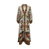 Clearance Floral twill maxi dress Dresses