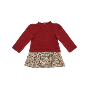 Sale Flower embroidery cotton-blend mini dress Kids Clothing