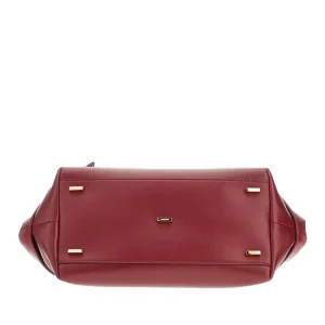 New Folded corners leather medium bag Top-Handle Bags | Crossbody Bags