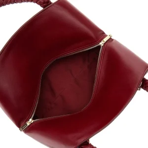 New Folded corners leather medium bag Top-Handle Bags | Crossbody Bags