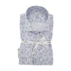 Clearance Foliage print linen shirt Shirts