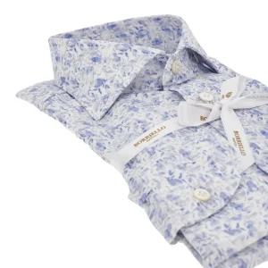 Clearance Foliage print linen shirt Shirts