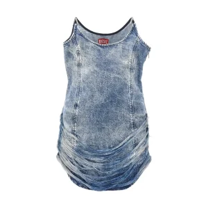 New Frayed Tencel denim mini dress Dresses