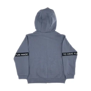 Fashion Full-zip hoodie with lettering prints Kids/BOY Clothing