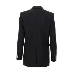 Outlet Gabardine double-breasted jacket Jackets