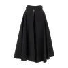 Fashion Gabardine midi skirt Skirts
