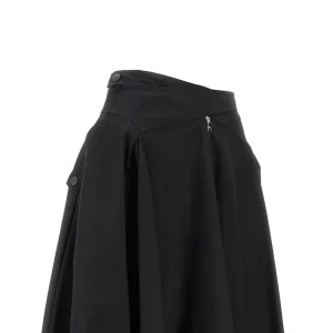Fashion Gabardine midi skirt Skirts