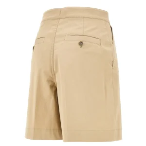 Sale Gabardine shorts with Pegaso buttons Pants And Shorts