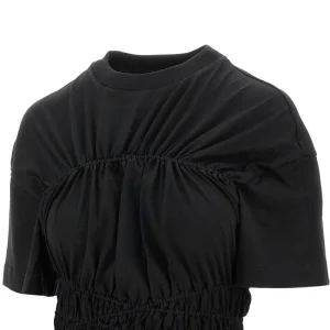 Hot Gathered cotton T-shirt Tops
