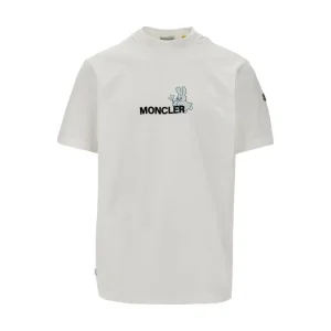 New Genius FRGMT T-shirt with flocked logo T-Shirts And Polo Shirts