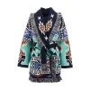 New Geometric Roots jacquard wool cardigan Knitwear