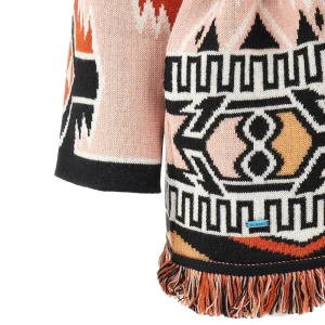 Outlet Geometric Roots jacquard wool cardigan Knitwear
