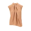 Discount Georgette blouse with knotted detail Tops