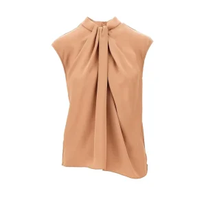 Discount Georgette blouse with knotted detail Tops