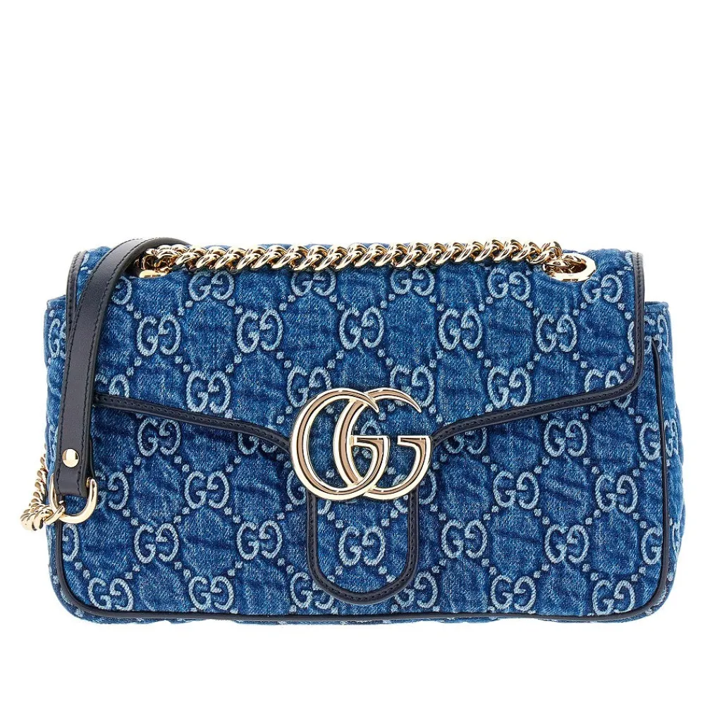 gg_denim_gg_marmont_bag_0.webp Clearance GG denim 'GG Marmont' bag Shoulder Bags
