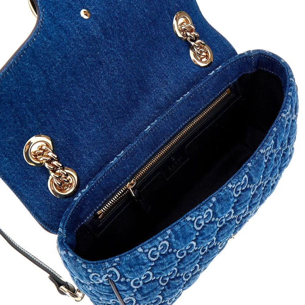 gg_denim_gg_marmont_bag_2.webp Clearance GG denim 'GG Marmont' bag Shoulder Bags