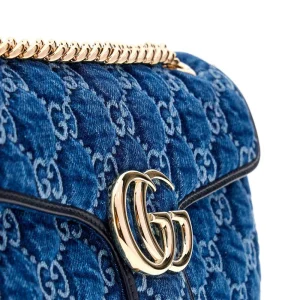 Clearance GG denim 'GG Marmont' bag Shoulder Bags