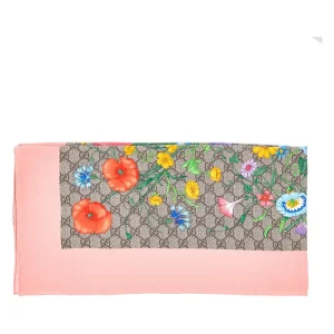 Discount GG Flora silk scarf Scarves