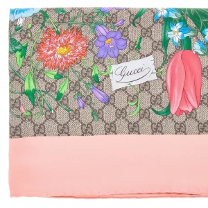 Discount GG Flora silk scarf Scarves
