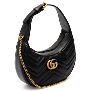 Sale GG Marmont mini half moon bag Shoulder Bags