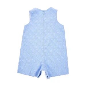 New GG Shadow jacquard cotton overalls Kids/BOY Clothing