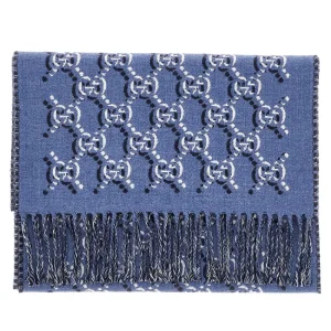 Online GG Shadow wool scarf Scarves