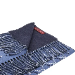 Online GG Shadow wool scarf Scarves