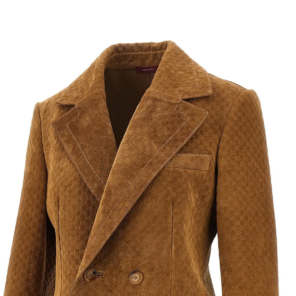 gg_suede_leather_doublebr_1.webp Online GG suede leather double-breasted jacket Jackets