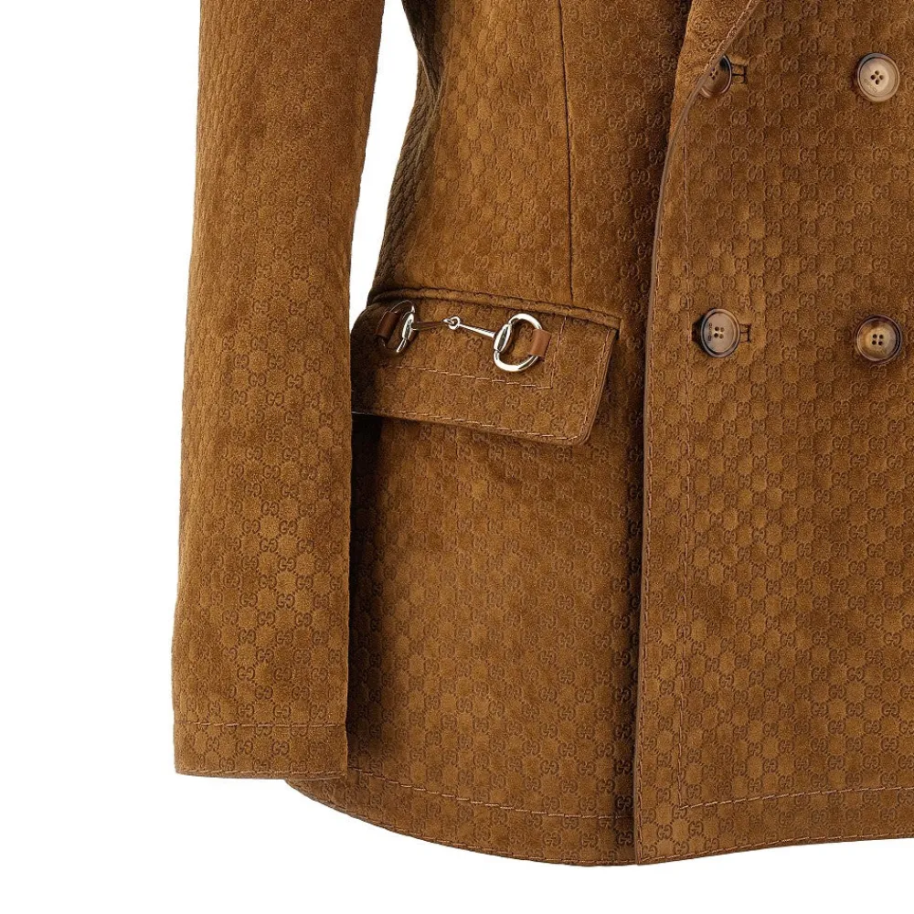 gg_suede_leather_doublebr_3.webp Online GG suede leather double-breasted jacket Jackets