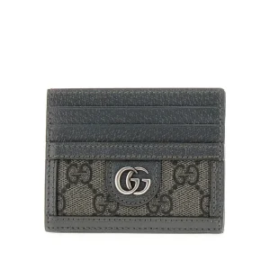 Online GG Supreme and leather 'Ophidia' cardholder Wallets And Small Leather Goods