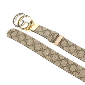 Fashion GG Supreme and leather reversible belt Belts