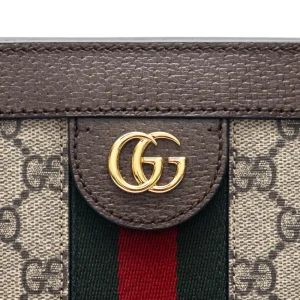 Fashion GG Supreme Ophidia bag with chain Shoulder Bags