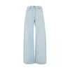 Online Glittered denim wide-leg jeans Jeans