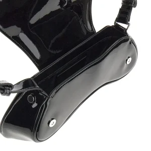 Clearance Glossy faux leather 'Play' bag Shoulder Bags