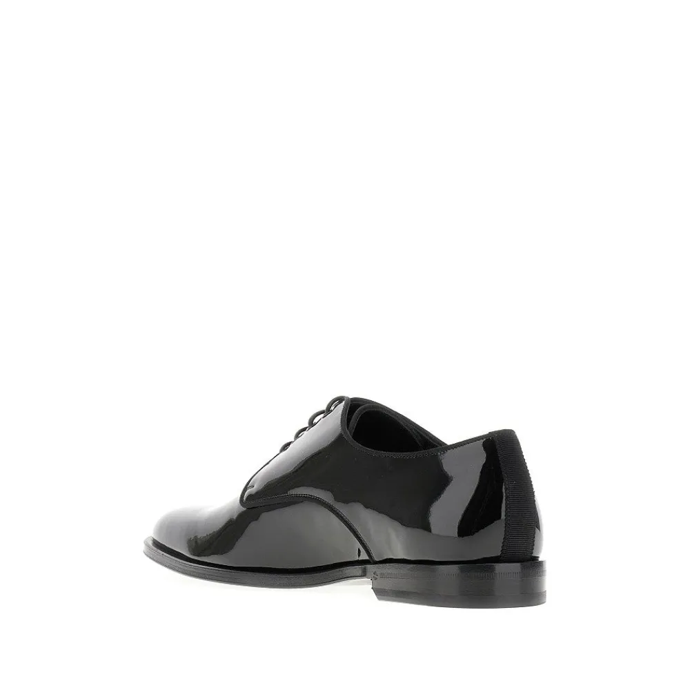 glossy_patent_leather_raf_2.webp Online Glossy patent leather 'Raffaello' derby shoes Lace-Up Shoes