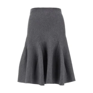 Online Godet knitted skirt Skirts
