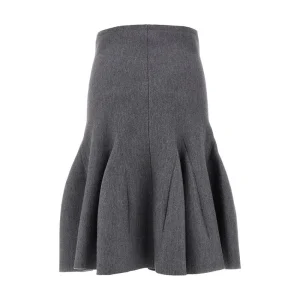 Online Godet knitted skirt Skirts