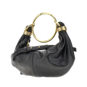 New Grain leather small 'Bracelet Hobo' bag Top-Handle Bags | Crossbody Bags