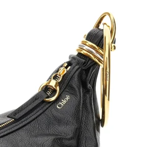 New Grain leather small 'Bracelet Hobo' bag Top-Handle Bags | Crossbody Bags