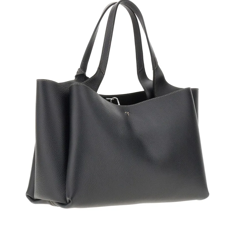 grained_leather_medium_sh_1.webp Best Grained leather medium shopping bag Shopping Bags