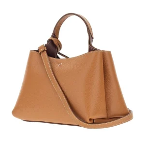 Discount Grained leather micro shopping bag Top-Handle Bags | Crossbody Bags