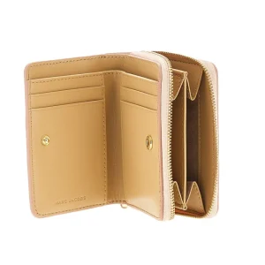 Online Grained leather mini compact wallet Wallets And Small Leather Goods