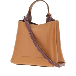 Outlet Grained leather mini shopping bag Top-Handle Bags | Crossbody Bags