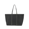 Fashion Grained leather 'Rockstud' shopping bag Shoulder Bags | Shopping Bags