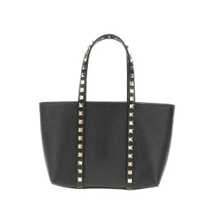 Online Grained leather 'Rockstud' mini tote bag Top-Handle Bags | Crossbody Bags