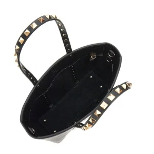 Online Grained leather 'Rockstud' mini tote bag Top-Handle Bags | Crossbody Bags