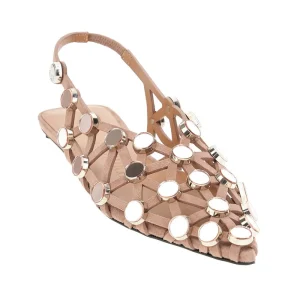 Fashion Grid' slingback flats Flat Shoes