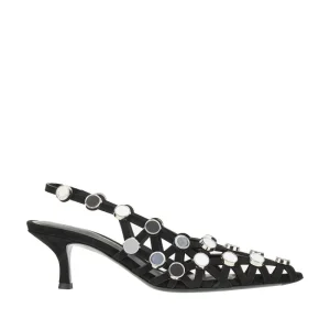 Clearance Grid' slingback pumps Heeled Shoes
